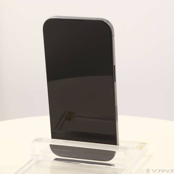【中古】Apple(アップル) iPhone16 Pro 128GB ブラックチタニウム MYMV3J／A SIMフリー 【198-ud】