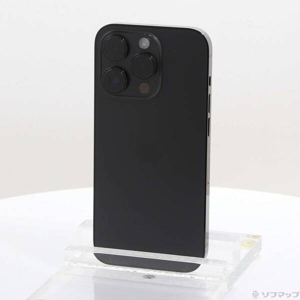 【中古】Apple(アップル) iPhone14 Pro 256GB スペースブラック MQ0Q3J／A SIMフリー 【276-ud】
