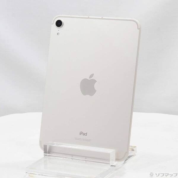 【中古】Apple(アップル) iPad mini 第6世代 64GB スターライト MK8C3J／A SIMフリー 【269-ud】