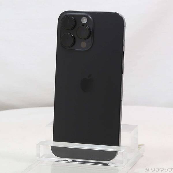 【中古】Apple(アップル) iPhone16 Pro Max 256GB ブラックチタニウム MYWG3J／A SIMフリー 【349-ud】