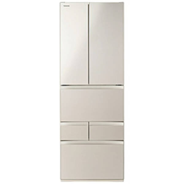 【中古】TOSHIBA(東芝) 〔展示品〕 冷蔵庫 VEGETA（ベジータ）FHシリーズ サテンゴールド GR-Y510FH-EC ［幅65cm ／509L ／6ドア ／観音開きタイプ ／2025年］ 【398-ud】