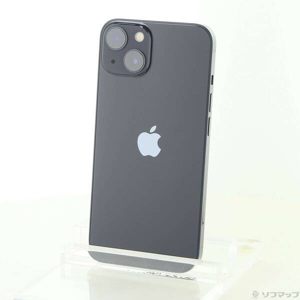 【中古】Apple(アップル) iPhone13 128GB ミッドナイト MLNC3J／A SIMフリー 【371-ud】