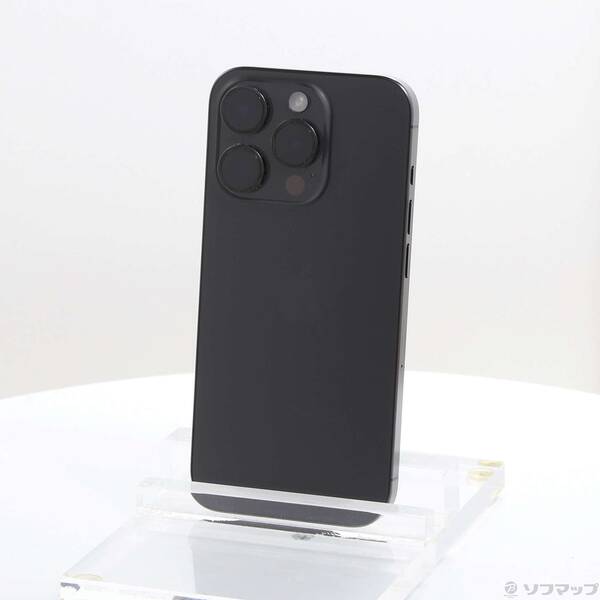 【中古】Apple(アップル) iPhone15 Pro 1TB ブラックチタニウム MTUQ3J／A SIMフリー 【305-ud】