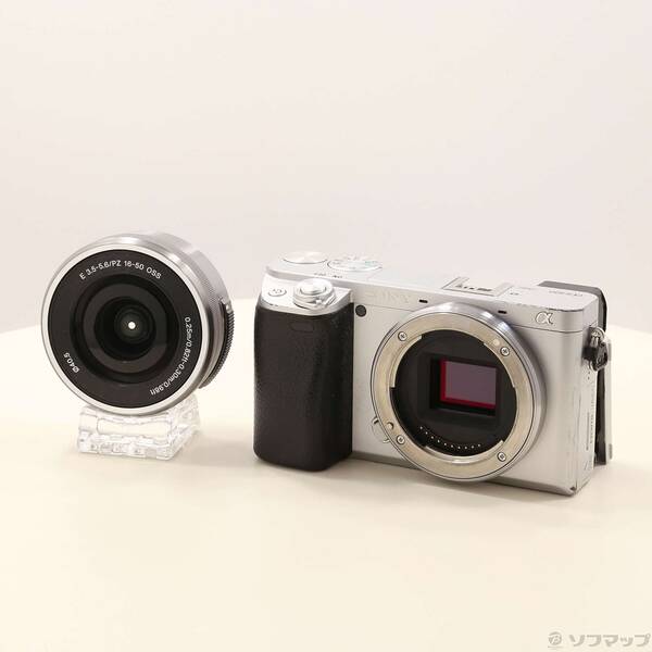 【中古】SONY(ソニー) α6400 ILCE-6400L パワーズームレンズキット シルバー 【269-ud】