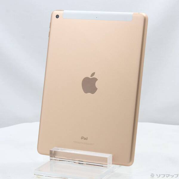 【中古】Apple(アップル) iPad 第6世代 32GB ゴールド MRM02J／A docomoロック解除SIMフリー 【344-ud】