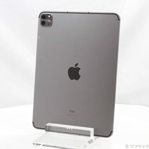 【中古】Apple(アップル) iPad Pro 11インチ 第3世代 256GB スペースグレイ MHW73J／A docomoロック解除SIMフリー 【198-ud】