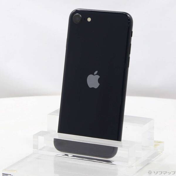 【中古】Apple(アップル) iPhone SE 第3世代 64GB ミッドナイト MMYC3J／A SIMフリー 【262-ud】