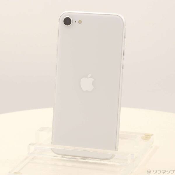 【中古】Apple(アップル) iPhone SE 第2世代 128GB ホワイト MHGU3J／A SIMフリー 【348-ud】