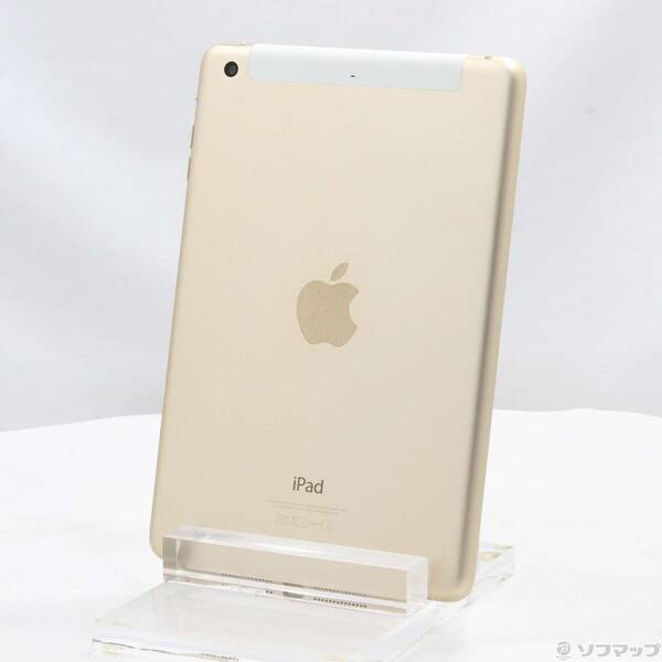 【中古】Apple(アップル) iPad mini 3 64GB ゴールド MGYN2J／A SoftBank 【258-ud】