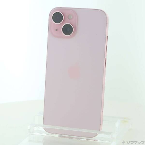 【中古】Apple(アップル) iPhone15 128GB ピンク MTMJ3J／A SIMフリー 【344-ud】