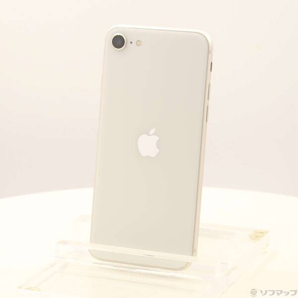 【中古】Apple(アップル) iPhone SE 第3世代 128GB スターライト MMYG3J／A SIMフリー 【368-ud】