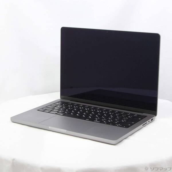 【中古】Apple(アップル) MacBook Pro 14.2-inch Late-2021 MKGP3J／A Apple M1 Pro 10コアCPU_16コアGPU 16GB SSD512GB スペースグレイ 〔15.3 Sequoia〕 【258-ud】