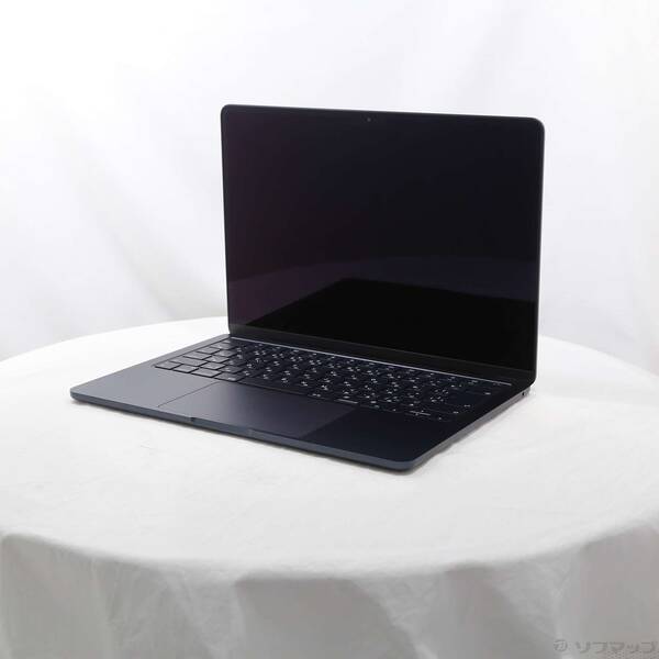 【中古】Apple(アップル) 〔展示品〕 MacBook Air 13.6-inch Mid-2022 MLY33J／A Apple M2 8コアCPU_8コアGPU 8GB SSD256GB ミッドナイト 〔15.3 Sequoia〕 【377-ud】