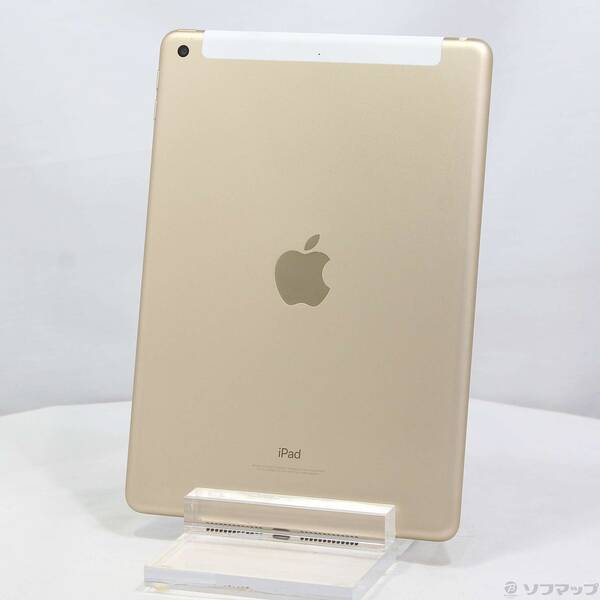 【中古】Apple(アップル) iPad 第5世代 32GB ゴールド MPG42J／A SoftBank 【377-ud】