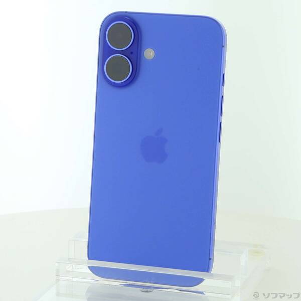 【中古】Apple(アップル) iPhone16 128GB ウルトラマリン MYDU3J／A SIMフリー 【276-ud】