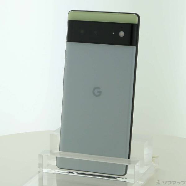 【中古】GOOGLE(グーグル) Pixel 6 256GB ソータシーフォーム GA03910-JP SIMフリー 【352-ud】