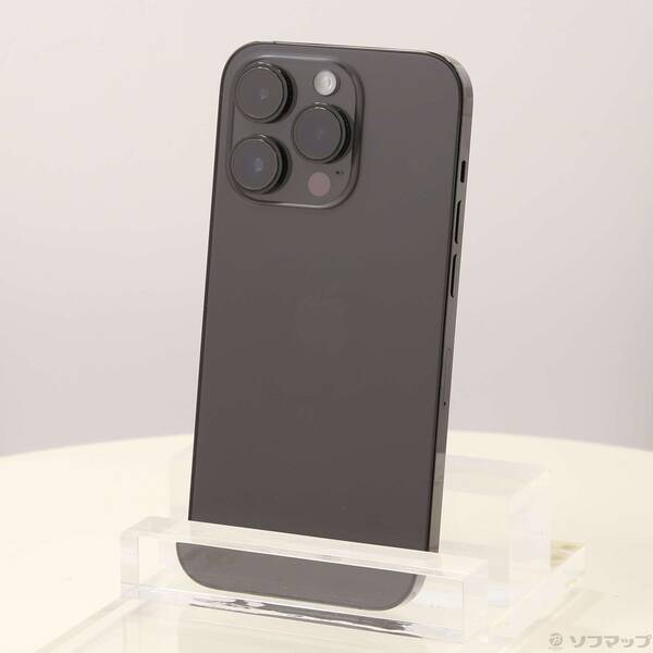 【中古】Apple(アップル) iPhone14 Pro 256GB スペースブラック MQ0Q3J／A SIMフリー 【368-ud】
