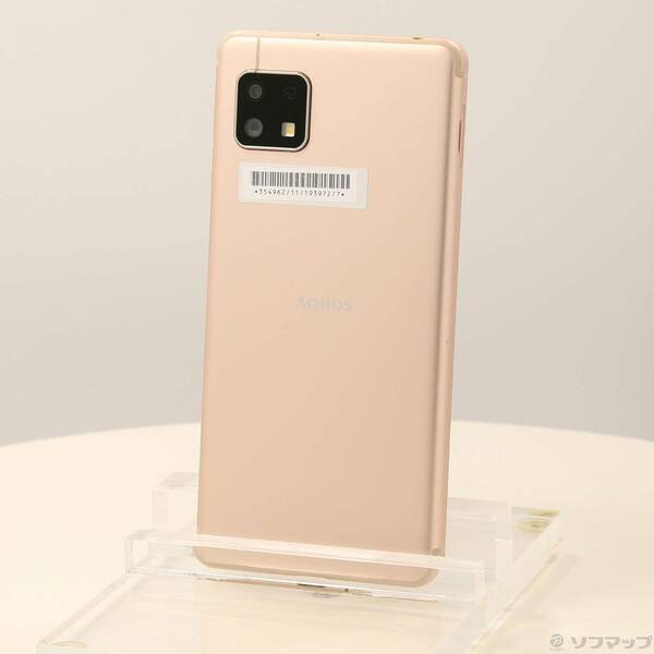 【中古】SHARP(シャープ) AQUOS sense4 basic 64GB ライトカッパー A003SH Y!mobile 【349-ud】