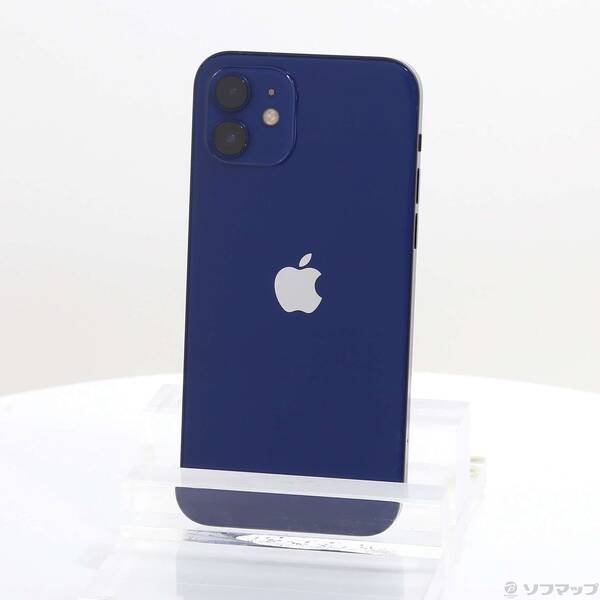【中古】Apple(アップル) iPhone12 128GB ブルー MGHX3J／A SIMフリー 【276-ud】