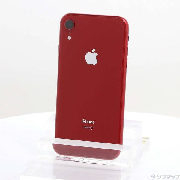 【中古】Apple(アップル) iPhoneXR 64GB プロダクトレッド MT062J／A SIMフリー 【305-ud】