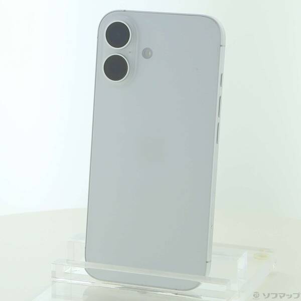 【中古】Apple(アップル) iPhone16 256GB ホワイト MYDX3J／A SIMフリー 【276-ud】