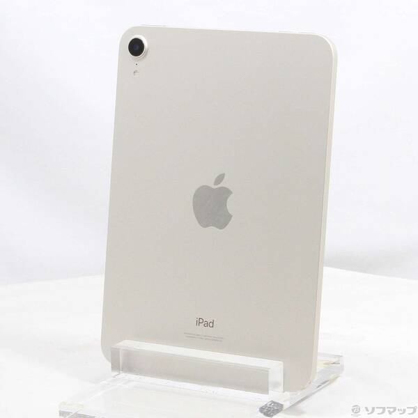 【中古】Apple(アップル) iPad mini 第6世代 256GB スターライト MK7V3J／A Wi-Fi 【262-ud】