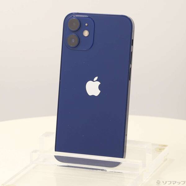 【中古】Apple(アップル) iPhone12 mini 256GB ブルー MGDV3J／A SIMフリー 【348-ud】