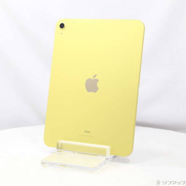 【中古】Apple(アップル) iPad 第10世代 64GB イエロー MPQ23J／A Wi-Fi 【262-ud】