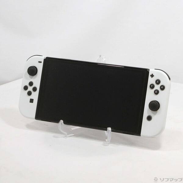 【中古】Nintendo(任天堂) Nintendo Switch 有機ELモデル Joy-Con(L)／(R) ホワイト 【295-ud】