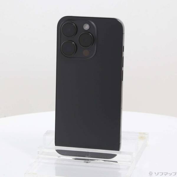 【中古】Apple(アップル) iPhone15 Pro 256GB ブラックチタニウム MTUC3J／A SIMフリー 【269-ud】