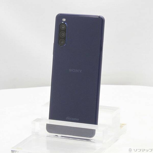【中古】SONY(ソニー) Xperia 10 II 64GB ブルー SO-41A docomoロック解除SIMフリー 【196-ud】