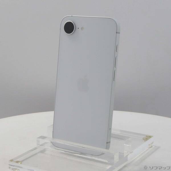 【中古】Apple(アップル) iPhone16e 128GB ホワイト MD1R4J／A SIMフリー 【258-ud】