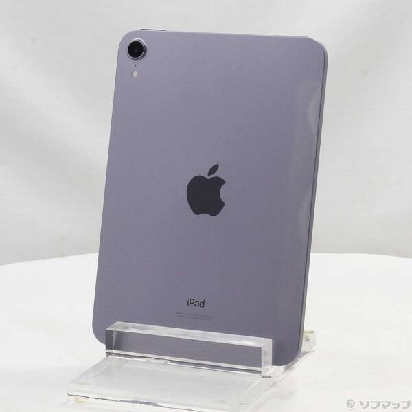 【中古】Apple(アップル) iPad mini 第6世代 256GB パープル MK7X3J／A Wi-Fi 【198-ud】