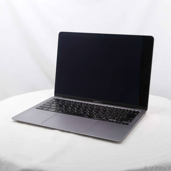 【中古】Apple(アップル) MacBook Air 13.3-inch Late-2020 MGN63J／A Apple M1 8コアCPU_7コアGPU 8GB SSD256GB スペースグレイ 〔14.7 Sonoma〕 【258-ud】