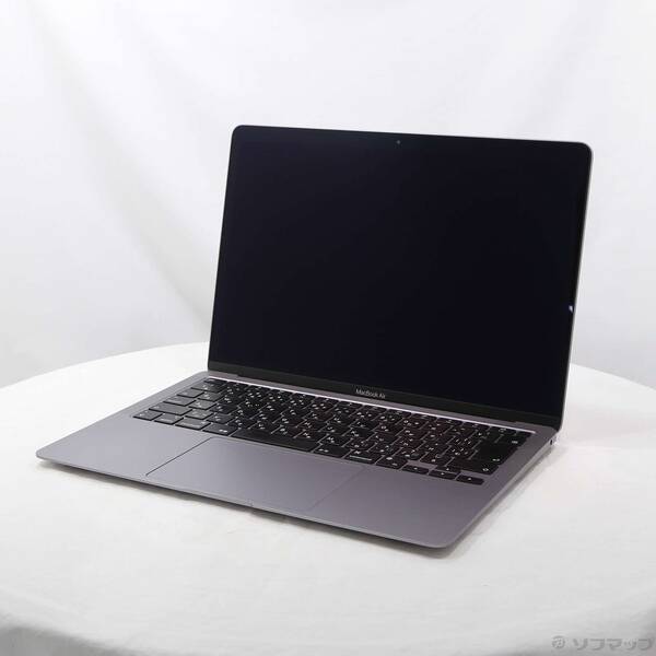 【中古】Apple(アップル) MacBook Air 13.3-inch Late-2020 MGN63J／A Apple M1 8コアCPU_7コアGPU 8GB SSD256GB スペースグレイ 〔14.7 Sonoma〕 【258-ud】