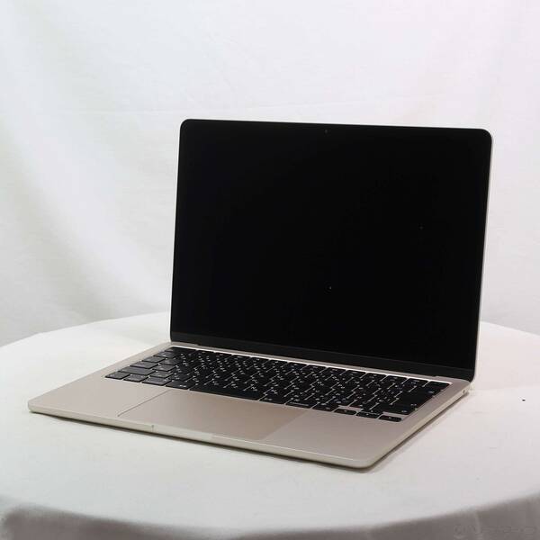 【中古】Apple(アップル) MacBook Air 13.6-inch Late-2024 MC8J4J／A Apple M3 8コアCPU_8コアGPU 16GB SSD256GB スターライト 〔15.3 Sequoia〕 【262-ud】