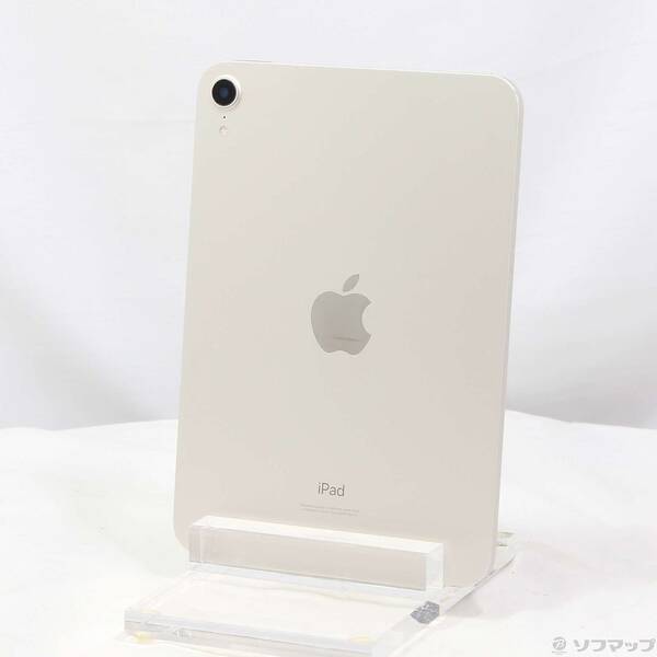 【中古】Apple(アップル) iPad mini 第6世代 256GB スターライト MK7V3J／A Wi-Fi 【258-ud】