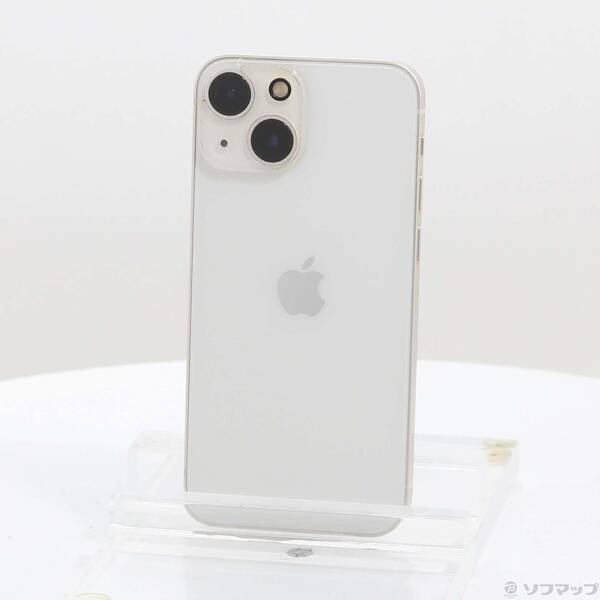 【中古】Apple(アップル) iPhone13 mini 256GB スターライト MLJK3J／A SIMフリー 【349-ud】