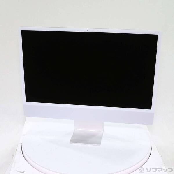 【中古】Apple(アップル) iMac 24-inch Mid-2021 MGPC3J／A Apple M1 8コアCPU_8コアGPU 8GB SSD256GB シルバー 〔14.8 Sonoma〕 【276-ud】