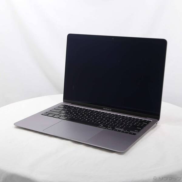 【中古】Apple(アップル) MacBook Air 13.3-inch Late-2020 MGN63J／A Apple M1 8コアCPU_7コアGPU 8GB SSD256GB スペースグレイ 〔15.3 Sequoia〕 【344-ud】