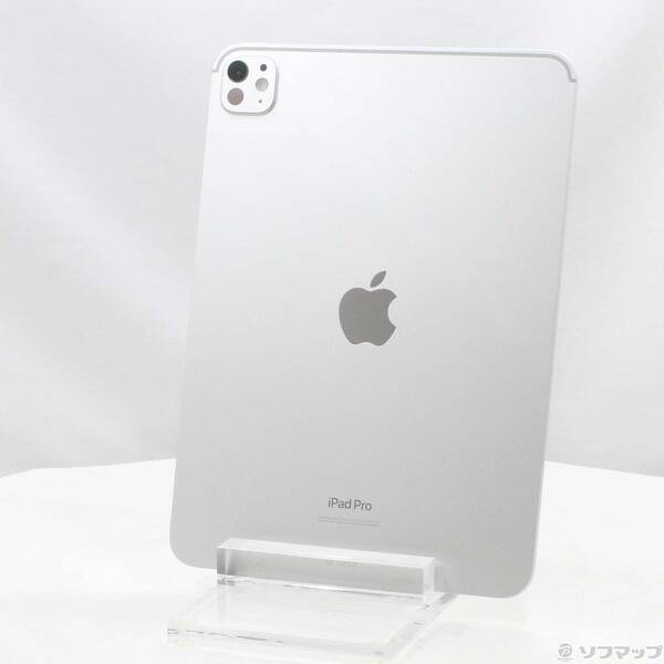 【中古】Apple(アップル) iPad Pro 11インチ 第5世代 標準ガラス 256GB シルバー MVV93J／A Wi-Fi 【377-ud】