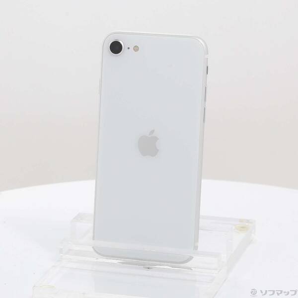 【中古】Apple(アップル) iPhone SE 第2世代 64GB ホワイト MX9T2J／A SIMフリー 【198-ud】