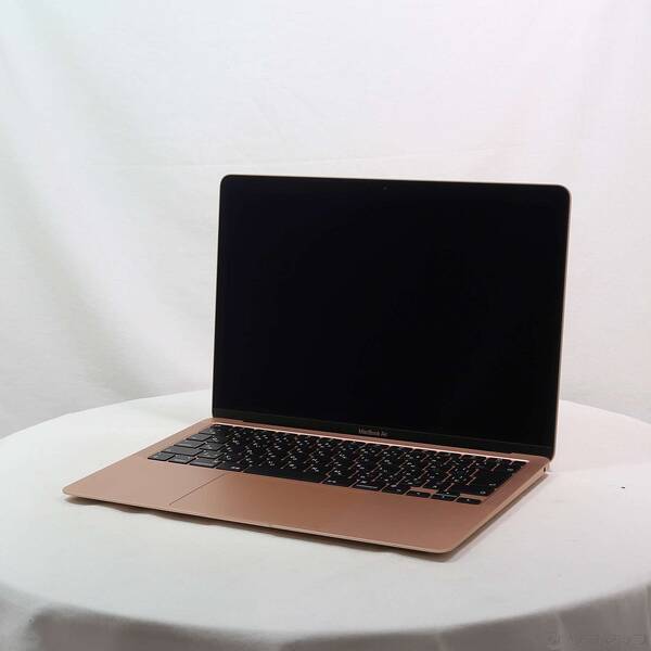 【中古】Apple(アップル) MacBook Air 13.3-inch Late-2020 MGND3J／A Apple M1 8コアCPU_7コアGPU 8GB SSD256GB ゴールド 〔14.7 Sonoma〕 【348-ud】