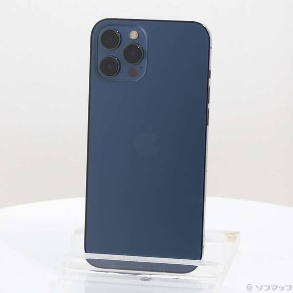 【中古】Apple(アップル) iPhone12 Pro Max 256GB パシフィックブルー MGD23J／A SIMフリー 【344-ud】