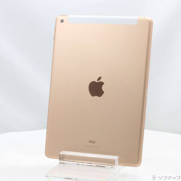 【中古】Apple(アップル) iPad 第7世代 128GB ゴールド MW6G2J／A auロック解除SIMフリー 【348-ud】