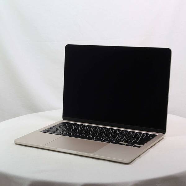 【中古】Apple(アップル) MacBook Air 13.6-inch Early-2024 MRXU3J／A Apple M3 8コアCPU_10コアGPU 8GB SSD512GB スターライト 〔15.3 Sequoia〕 【344-ud】