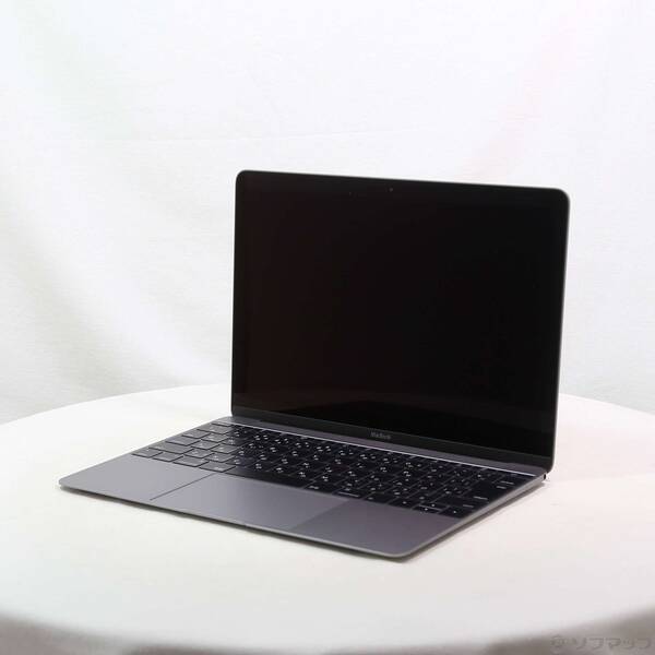 【中古】Apple(アップル) MacBook 12-inch Early-2015 MJY42J／A Core_M 1.2GHz 8GB SSD512GB スペースグレイ 〔10.15 Catalina〕 【269-ud】