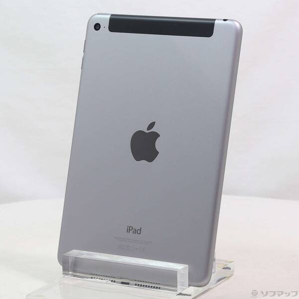 【中古】Apple(アップル) iPad mini 4 128GB スペースグレイ MK762J／A SIMフリー 【349-ud】