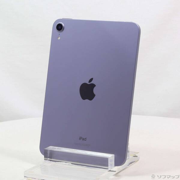 【中古】Apple(アップル) iPad mini 第6世代 64GB パープル MK7R3J／A Wi-Fi 【276-ud】