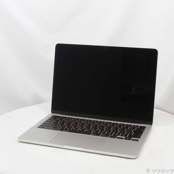 【中古】Apple(アップル) 〔展示品〕 MacBook Air 13.6-inch Mid-2022 MLXY3J／A Apple M2 8コアCPU_8コアGPU 16GB SSD256GB シルバー 〔15.7 Sequoia〕 【258-ud】